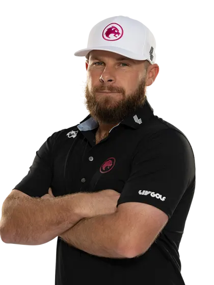 Tyrrell Hatton of Legion XIII poses for a portrait during the practice round before the start of LIV Golf Riyadh at Riyadh Golf Club on Tuesday, Feb. 04, 2025 in Riyadh, Saudi Arabia. (Photo by Montana Pritchard/LIV Golf)