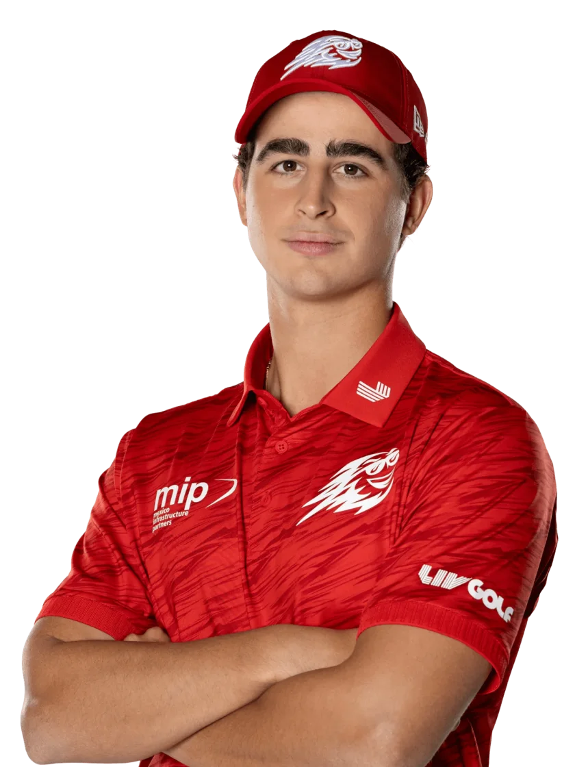 Luis Masaveu of Fireballs GC poses for a portrait during the LIV Golf Media Week at the Hilton on Wednesday, January 08, 2025 in West Palm Beach, Florida. (Photo by Montana Pritchard/LIV Golf)