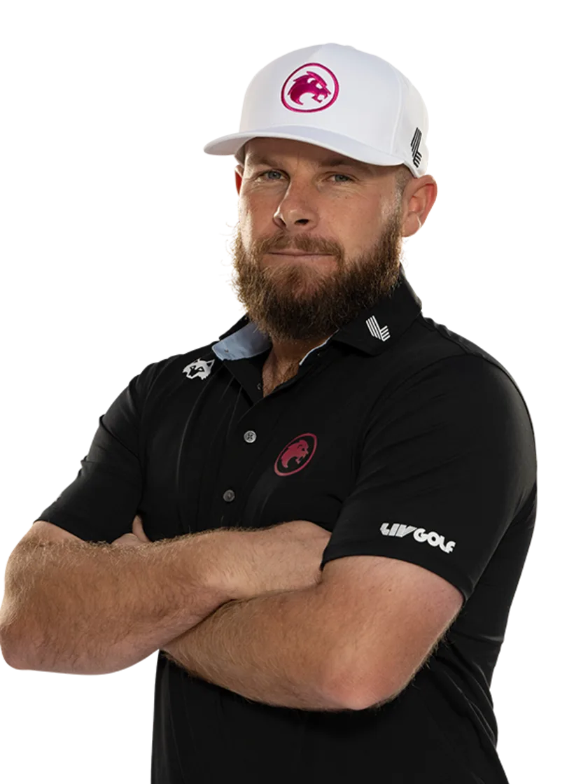 Tyrrell Hatton of Legion XIII poses for a portrait during the practice round before the start of LIV Golf Riyadh at Riyadh Golf Club on Tuesday, Feb. 04, 2025 in Riyadh, Saudi Arabia. (Photo by Montana Pritchard/LIV Golf)