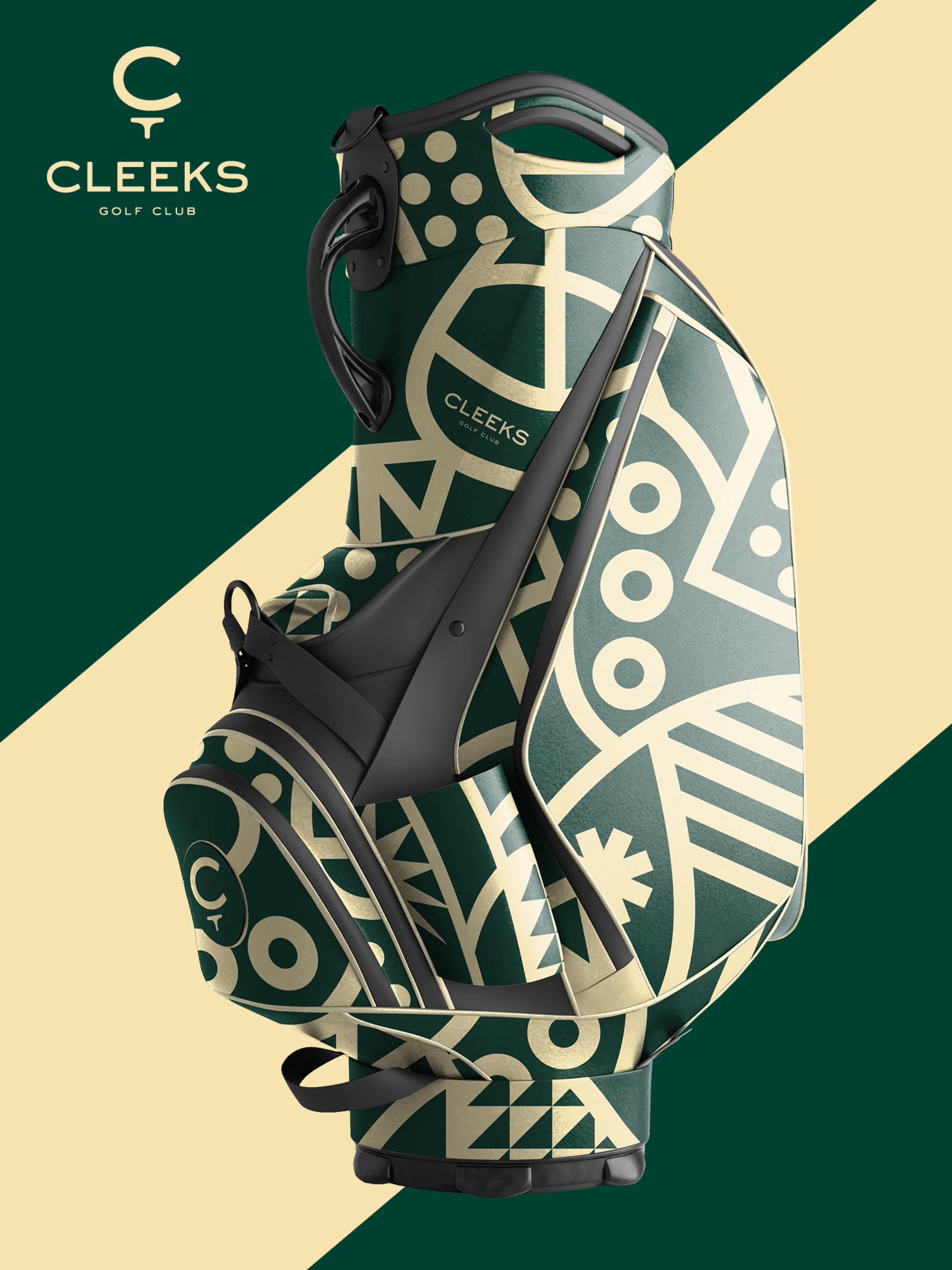 Cleeks Art of Golf - Posterlad bag